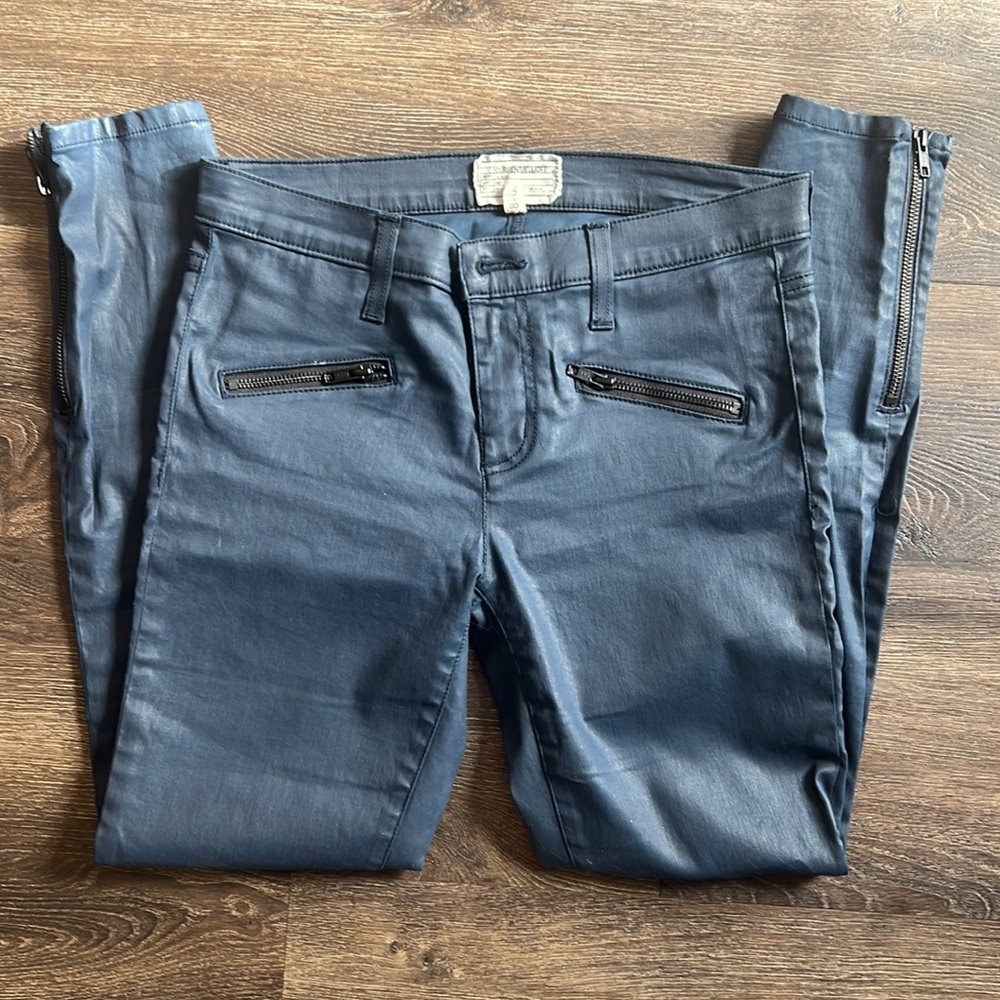 Current Elliot zip stiletto pant